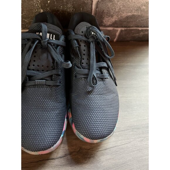 Nobull Outwork Shoes Gym Workout Gum Bottom Lace Up Navy Blue Mens 7.5 Womens 9 - Picture 5 of 14